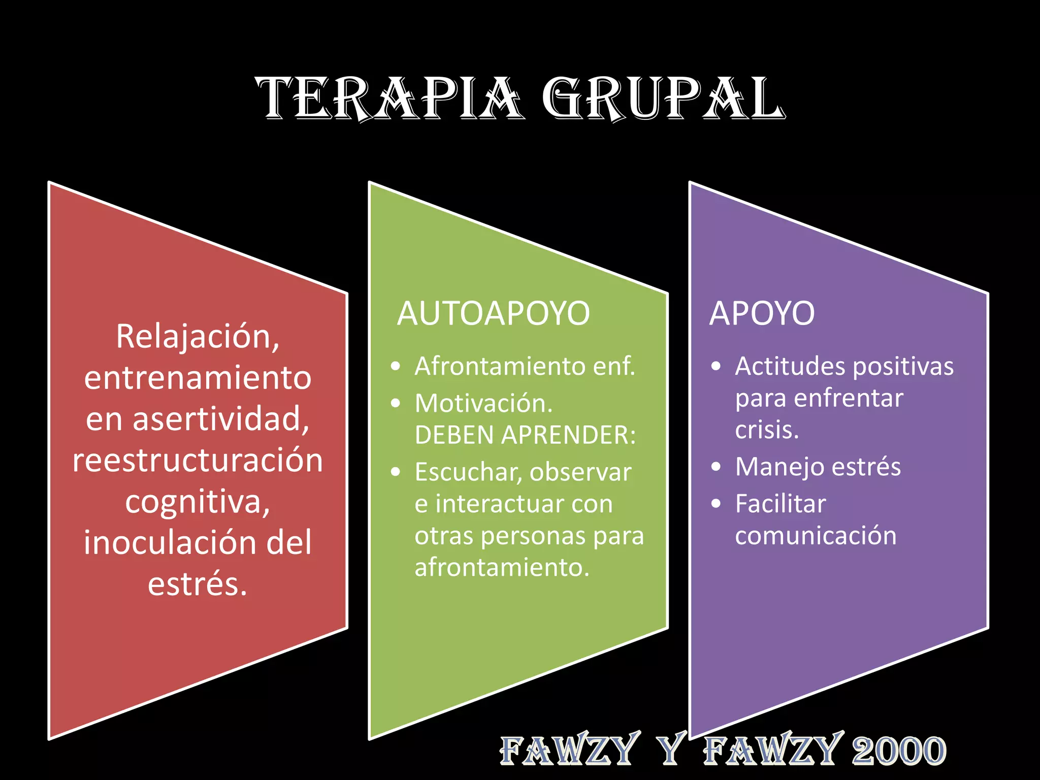 TERAPIA GRUPALFAWZY  Y  FAWZY 2000