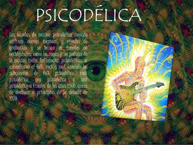 Resultado de imagen de Música psicodélica