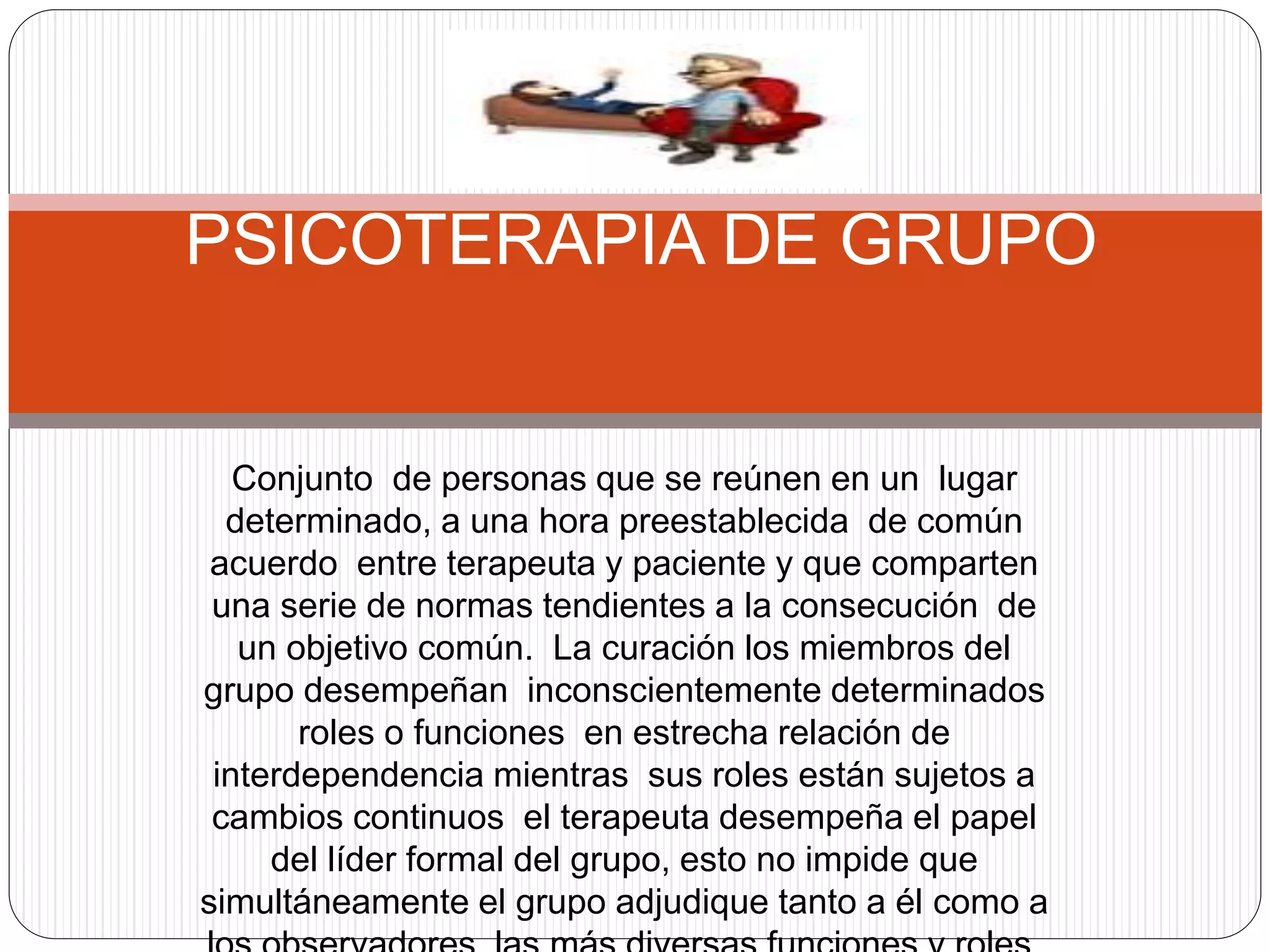 Psicodinamica de grupos | PPTX | Mental Health | Diseases and Conditions