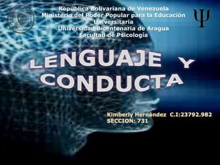 República Bolivariana de Venezuela
Ministerio del Poder Popular para la Educación
Universitaria
Universidad Bicentenaria de Aragua
Facultad de Psicología
 