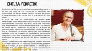 Psicogênese da Língua Escrita - Emilia Ferreiro | PDF