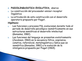 Comprensión. ¿Cómo una señal acústica o visual es interpretada verbalmente por un oyente, usuario o lector?
