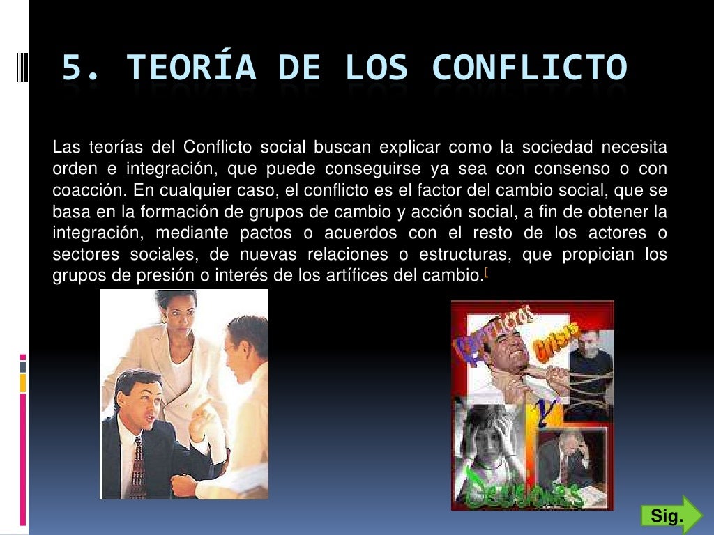 teoria de conflictos teoria de conflictos