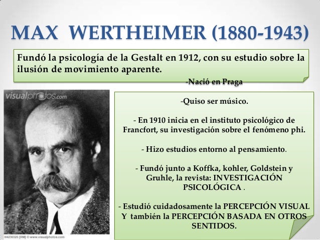 Resultado de imagen de wertheimer gestalt