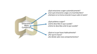 Psicología de la incertidumbre -Abordaje | PPTX