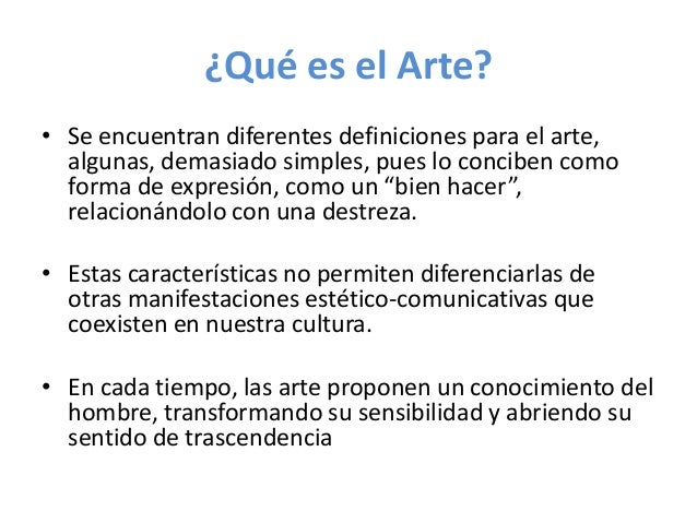 De Donde Proviene La Palabra Arte es.slideshare.net