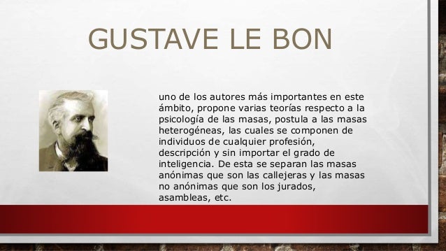 Psicología de las masas