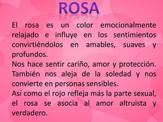 Psicología del color | PPTX