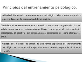 La aceleración y optimización de procesos de recuperación y regeneración psicológica. 