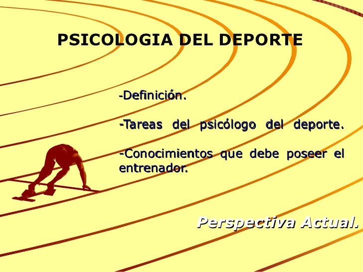 Psicología del deporte Psicología del deporte