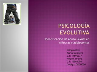Psicología evolutiva mq | PPT