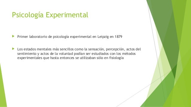 Psicología experimental