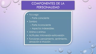 COMPONENTES DE LA
PERSONALIDAD
 