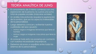 TEORÍA ANALÍTICA DE JUNG
 