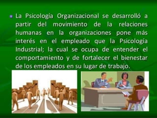 Psicología organizacional | PPTX