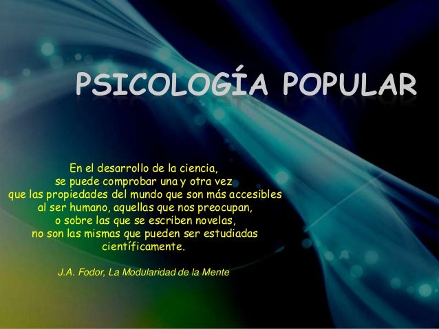 Psicología Popular