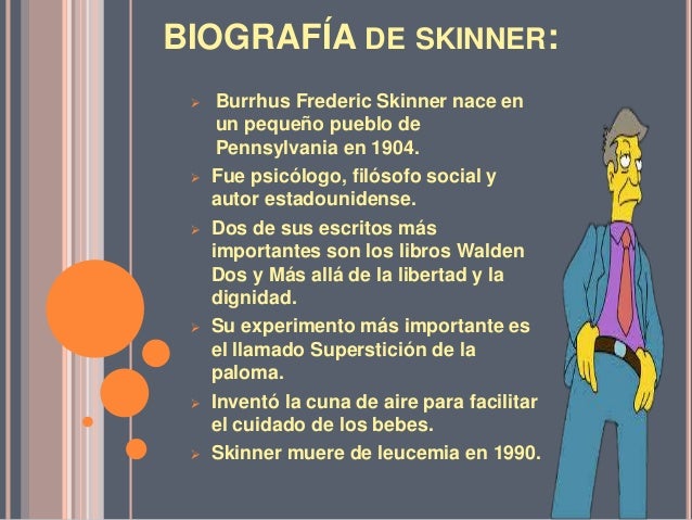 Psicología skinner