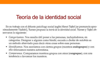 Teoría de la identidad social
 