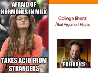 College liberal
/BadArgument Hippie
 