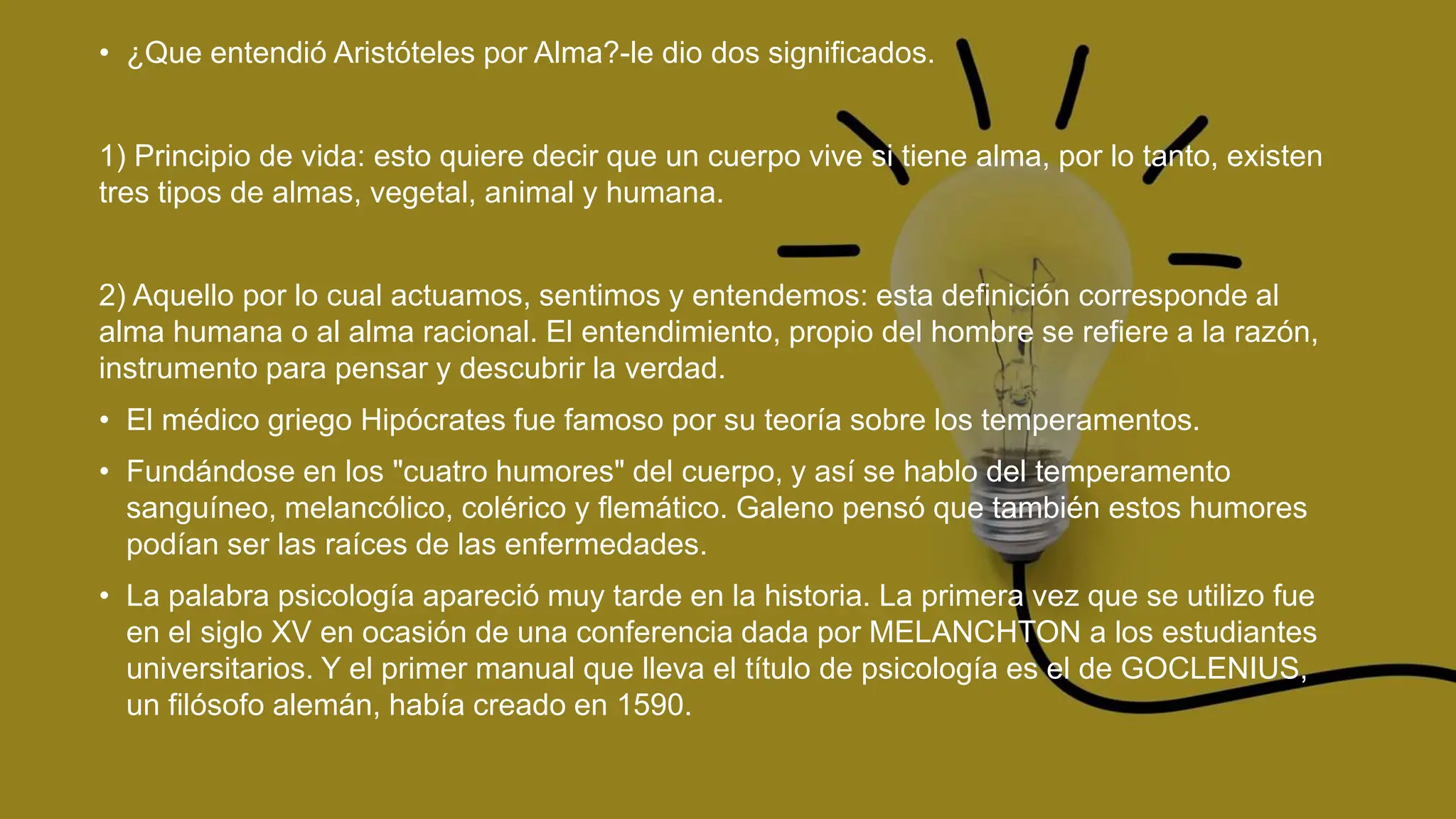 Conceptos Generales de Psicologia. Concepciones | PPTX