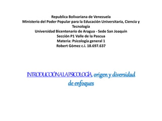 Republica Bolivariana de Venezuela
Ministerio del Poder Popular para la Educación Universitaria, Ciencia y
Tecnología
Univ...