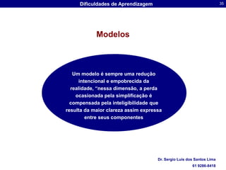 ModelosUm modelo é sempre uma redução intencional e empobrecida da realidade, “nessa dimensão, a perda ocasionada pela simplificação é compensada pela inteligibilidade que resulta da maior clareza assim expressa entre seus componentes