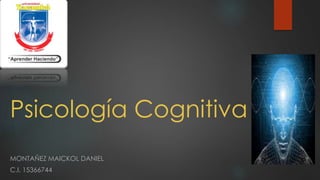 Psicología Cognitiva
MONTAÑEZ MAICKOL DANIEL
C.I. 15366744
 