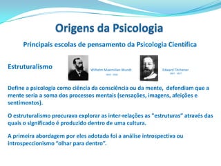 O conceito de Psicologia evoluiu e atualmente é aceita a definição de:Ciência que estuda o comportamento e os processos mentais e         as interações com ambiente”. 