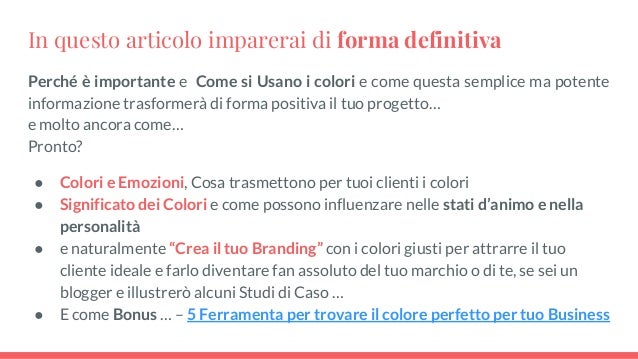 Psicologia Dei Colori