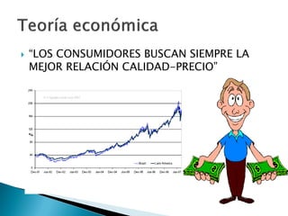    “LOS CONSUMIDORES BUSCAN SIEMPRE LA
    MEJOR RELACIÓN CALIDAD-PRECIO”
 