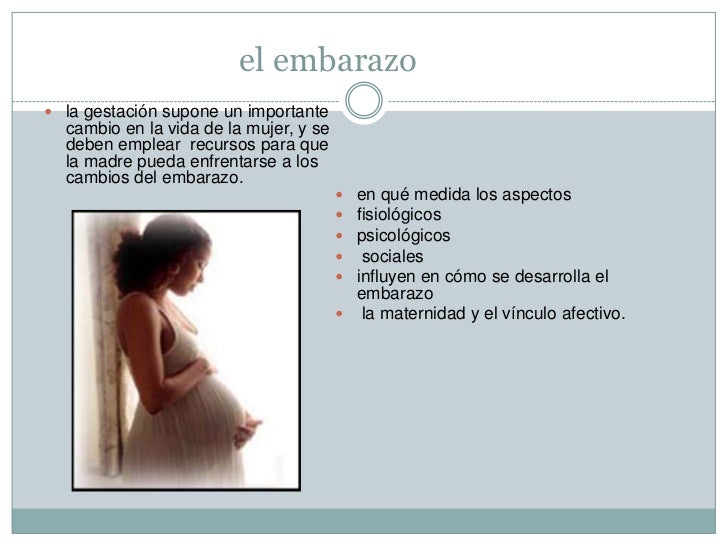 Psicologia Del Embarazo