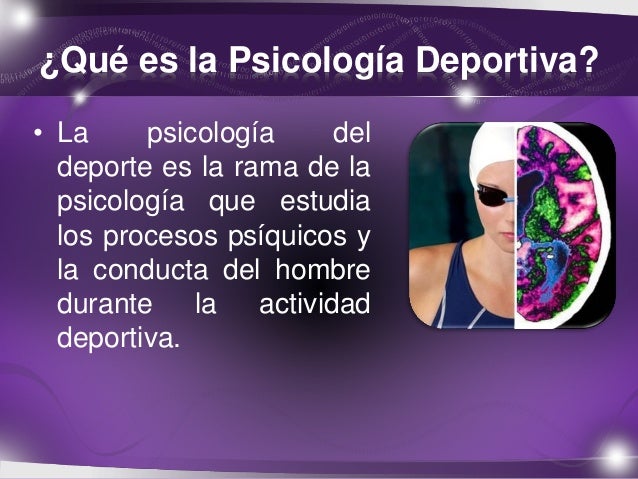 Psicología deportiva
