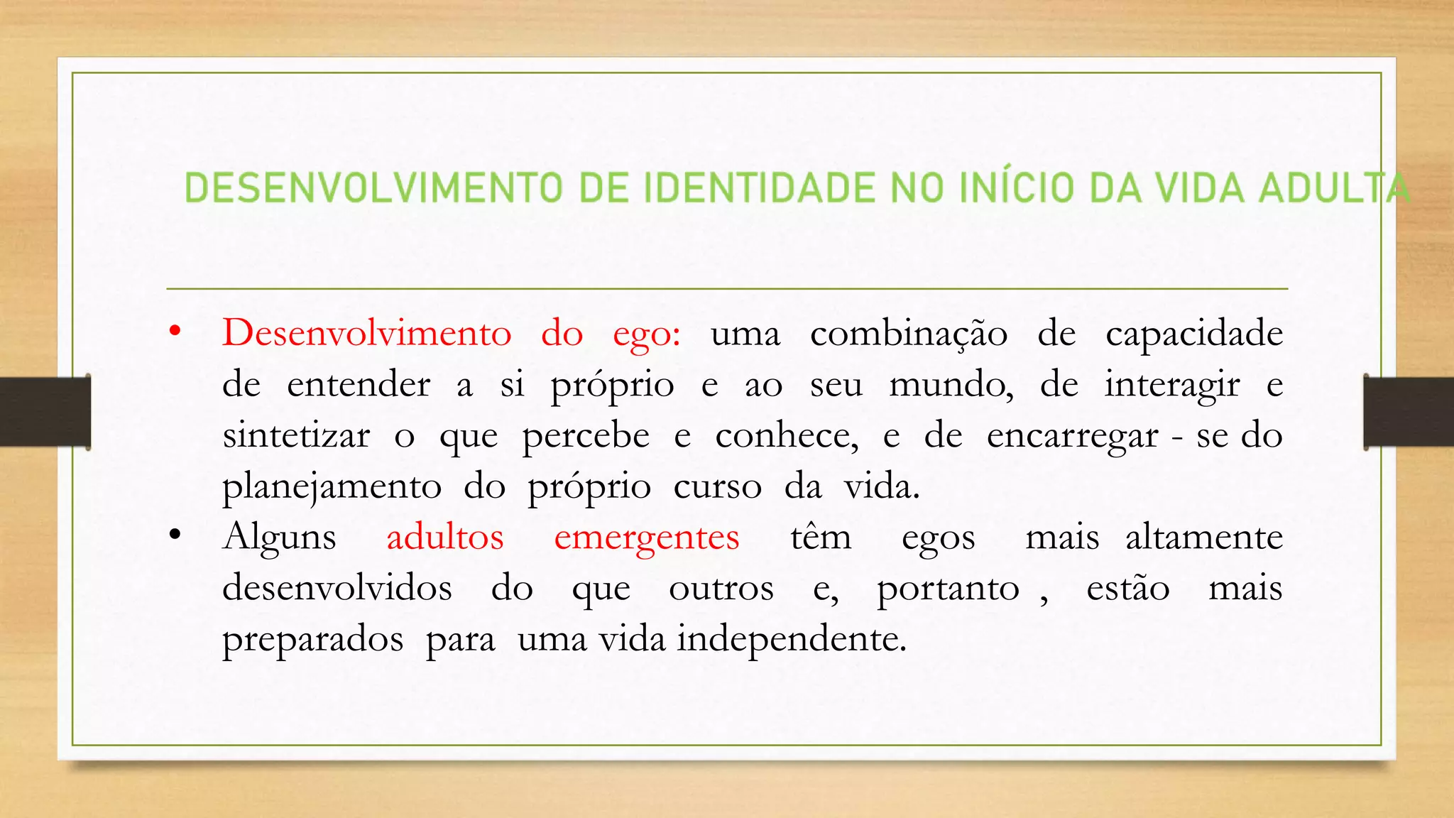 Psicologia do desenvolvimento adulto e terceira idade aula 01 | PPTX ...