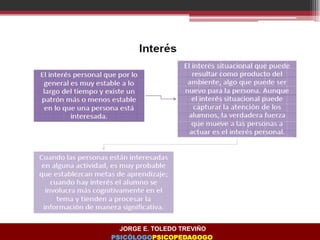 JORGE E. TOLEDO TREVIÑO
PSICÓLOGOPSICOPEDAGOGO
 