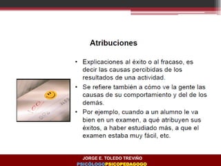 JORGE E. TOLEDO TREVIÑO
PSICÓLOGOPSICOPEDAGOGO
 