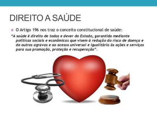 DIREITO A SAÚDE
 