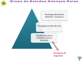 Geradoras de angustias! Grupo de Estudos Doenças Raras 