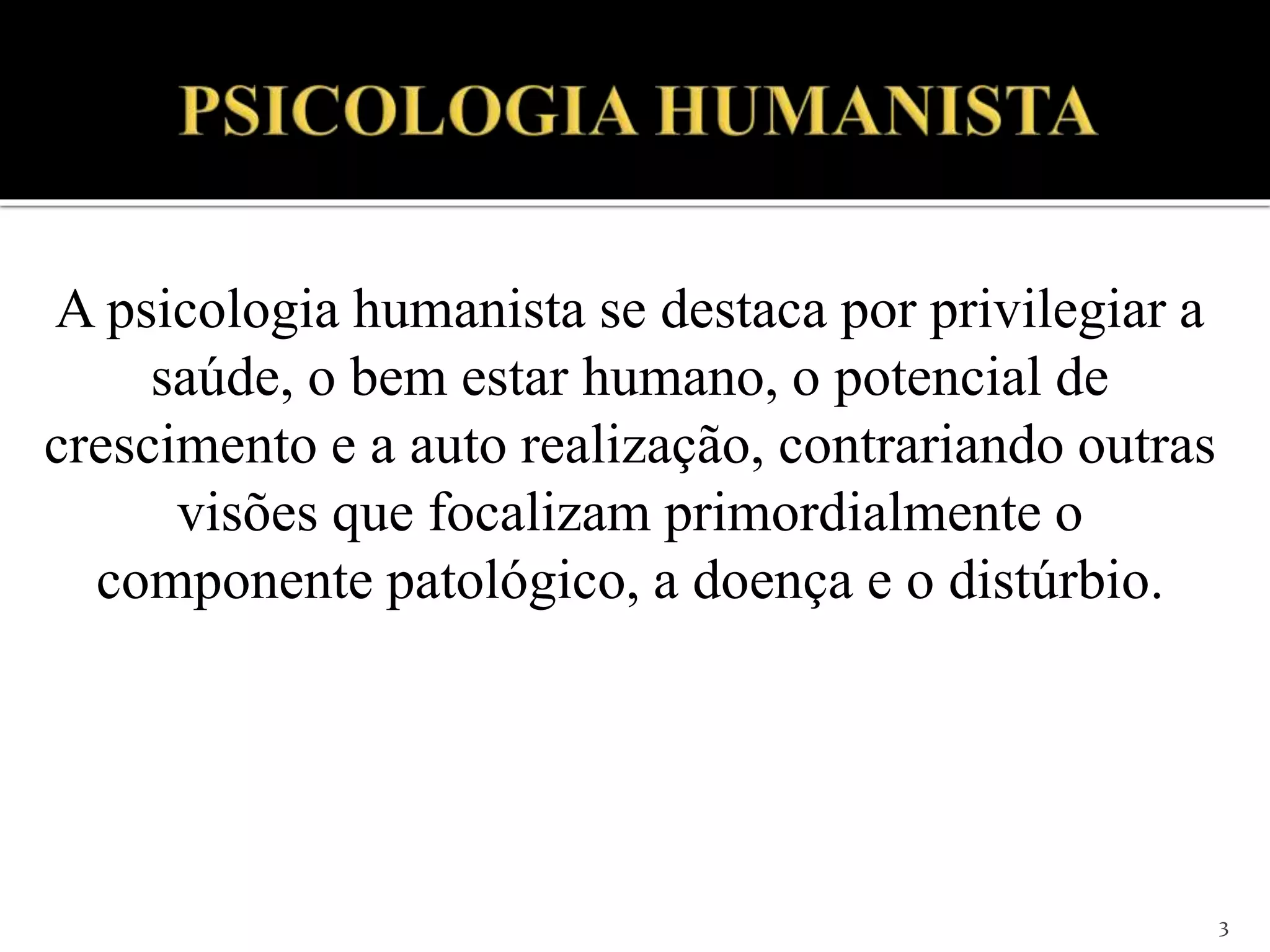 Psicologia humanista | PPTX
