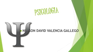 NELSON DAVID VALENCIA GALLEGO 
 