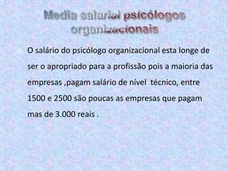 Psicologia Organizacional Salário – RNZZUH