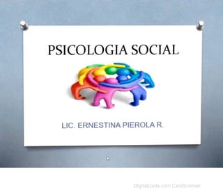 Psicologia Social - Tema 1