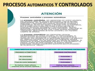 PROCESOS AUTOMATICOS Y CONTROLADOS
 