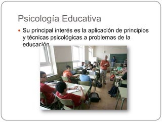 Educativa


                                            A
   Aplicación                           problemas
                principios   técnicas
       de                                  de la
                                        educación
 