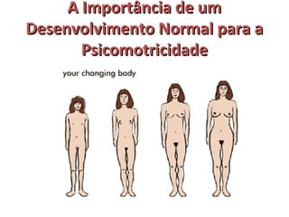 AA IImmppoorrttâânncciiaa ddee uumm 
DDeesseennvvoollvviimmeennttoo NNoorrmmaall ppaarraa aa 
PPssiiccoommoottrriicciiddaaddee 
 