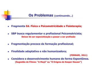 O IntuitoSuperar a históricadicotomiaCorpo x MenteEu tenho um corpo ou eu sou um corpo?Eu ensino meu corpo a fazer algo ou aprendo através do meu corpo a fazer algo?
