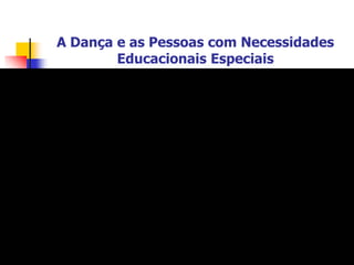 A Dança Educativa Moderna de Rudolf Laban	Questões acerca de LabanLaban é só Educação?	Existe mesmo um “método Laban”?	Até que ponto os estudos de Laban são uma “técnica”?	O que é a Dança? Dança é Arte? O que é Arte? Catarse Estética!	As Idéias de Laban	Processo em detrimento do produto	É possível ensinar arte sem que se vislumbre o produto?	O conhecimento em arte é viável e significativo dando-se somente pela experimentação de processos? 	As relações entre arte, indivíduo e sociedade são possíveis sem a realização do produto estético?  