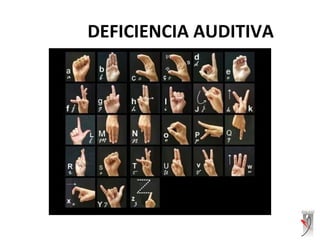 DEFICIENCIA AUDITIVA
 