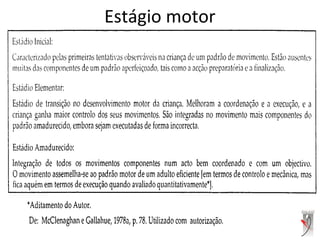 Estágio motor
 