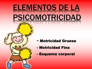 Elementos de la Psicomotricidad- Motricidad Gruesa - Motricidad Fina- Esquema corporal