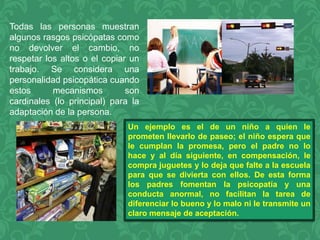 Psicopatiaadolescencia video